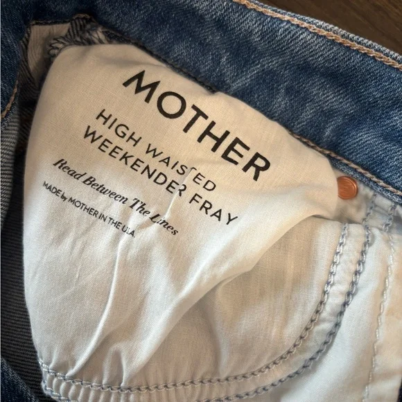 MOTHER High Waisted Weekender Fray - Picture 2 of 4